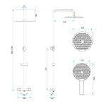 Duschset Avanti Borstad guld - Bild 10