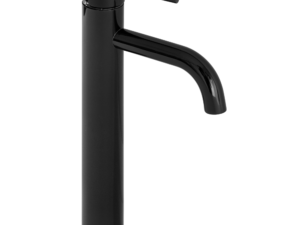 Hög tvättställsblandare Lungo svart metallic