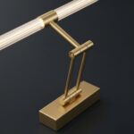 Badrum vägg LED-lampa APP1900-1W 60cm BRUSH GOLD - Bild 4