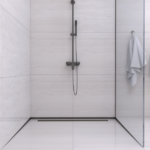 Fallprofil för glas höger 120 cm Svart - Bild 5