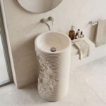 Fristående tvättställ Travena Round - Bild 8