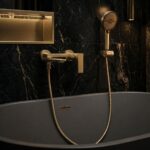 PREMIUM badkarsblandare Prime borstat guld - Bild 7