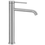 Handfatsblandare CLIF borstad nickel Inox HÖG