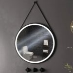 RUNT LED-SPEGEL HÄNGANDE I REM 70 cm 104 - Bild 10