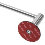 Enkelarmad badrums­krok 322221 DUO BORSTAT NICKEL INOX - Bild 2