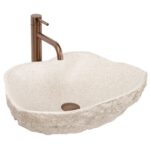 Ovanpåliggande tvättställ Isla Warm Beige - Bild 2