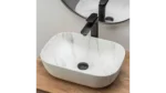 Fristående tvättställ Belinda Marmor Matt - Bild 4