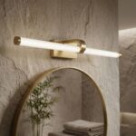 Badrum vägg LED-lampa APP1886-1W 60cm BRUSH GOLD - Bild 3