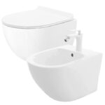 WC-SET CARTER RIMLESS SLIM + BIDÉ CARTER MINI
