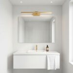 Badrum vägg LED-lampa APP1865-1W 80 cm BRUSH GOLD - Bild 3