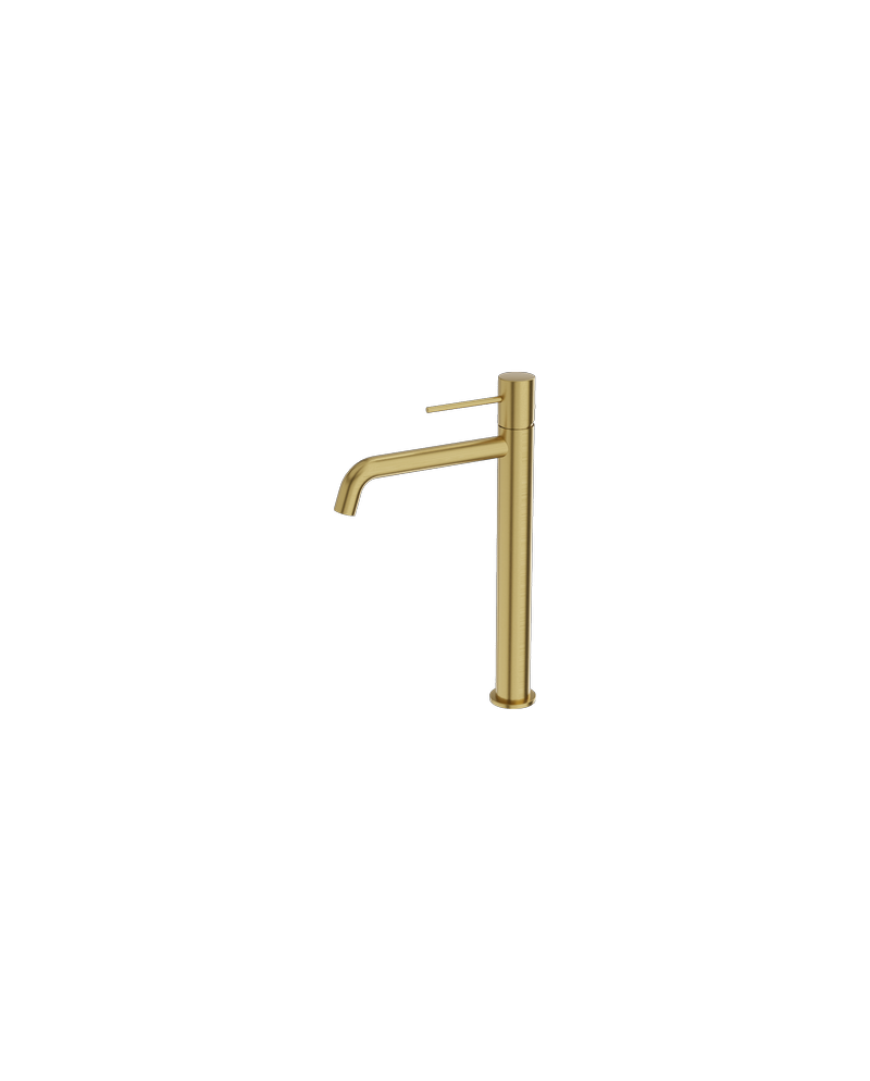 basin-faucet-high-orion-brushed-gold.png Hög Tvättställsblandare Orion Borstad Guld - Bild 1