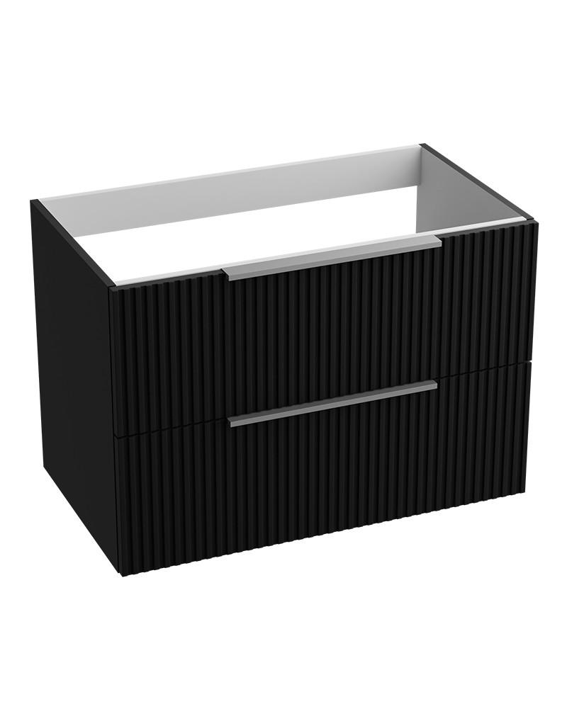 bathroom-cabinet-wall-hung-oklahoma-black-mat-800.jpg Badrumsskåp Väggmonterad Oklahoma Black Matt 80,5 - Bild 1