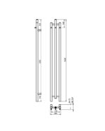 Handdukstork Calentador White 162 - Bild 2