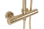 DUSCHSET MED TERMOSTAT PAROT Borstad Guld - Bild 12