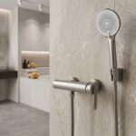 Badkarsblandare Ontario Sidomonterad Borstad nickel - Bild 3