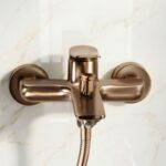 Badkarsblandare PREMIUM REA Vision Borstad koppar - Bild 3