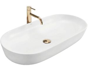 Ovanpåliggande tvättställ REA CLEO 81 Vit