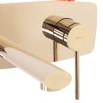 Dold tvättställsblandare OVAL Guld + BOX - Bild 3