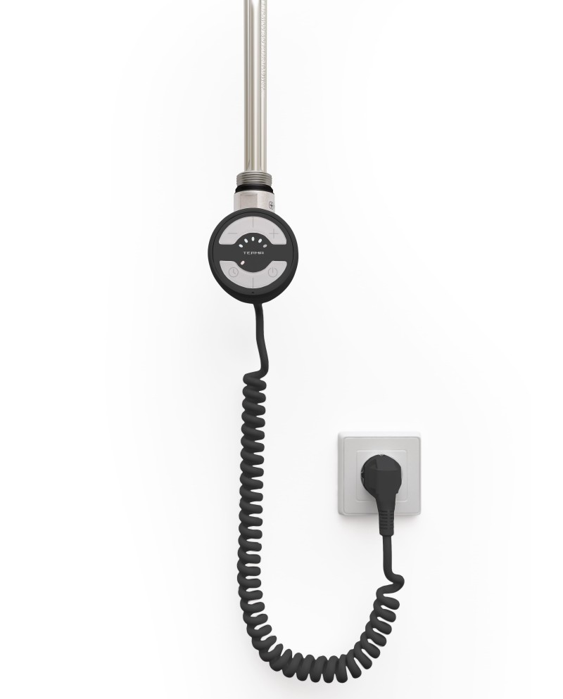 black-600-w-2.jpg Elektrisk värmare till handdukstork 400W Svart - Bild 1