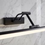 Badrum vägg LED-lampa SWE027-1W 80cm Svart - Bild 8