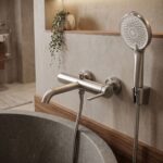 Badkarsblandare Rivo Borstad nickel - Bild 2