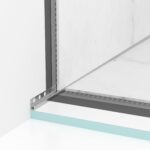 Fallprofil för vägg vänster 120 cm Rostfritt stål - Bild 2