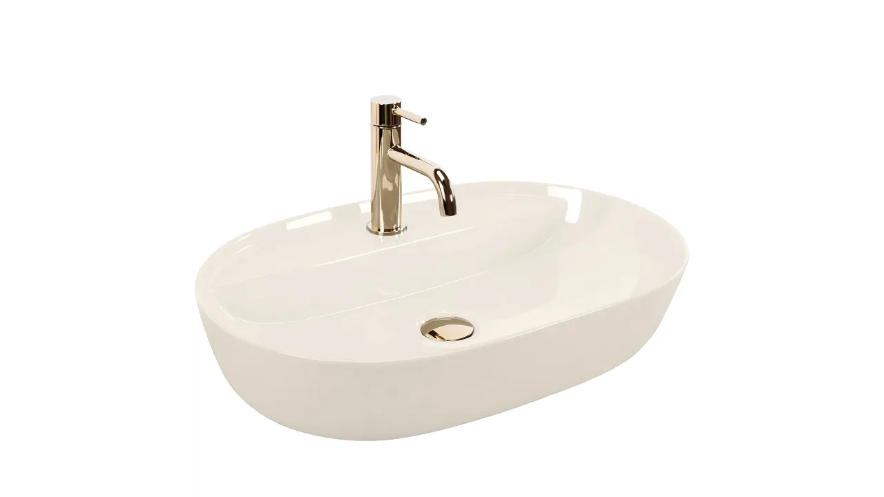 c499f237ce5dc75db0a167ea50a74498.webp Fristående tvättställ Stella Krämvit - Bild 1