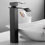 Hög tvättställsblandare Calani Lotus Svart - Bild 5