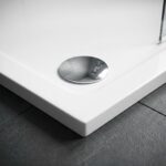 Akrylatbalja för dusch Belmond vit 90x90 Krom - Bild 3
