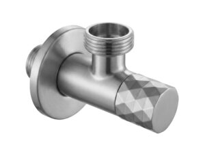 Vinkelventil Diamond 03 1/2" x 3/4" Brush Nickel
