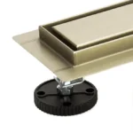 Linjärt Avlopp Pure Neo Borstad Guld 80 - Bild 3
