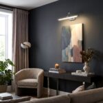 Badrum vägg LED-lampa SWE016-1W 42cm Krom - Bild 13