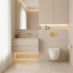 HD-spolknapp för inbyggnadsfixtur WC K011A-Q och Slim 024N Gold - Bild 4