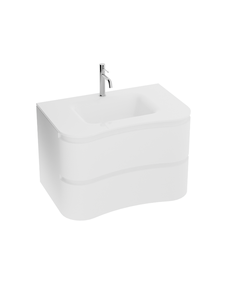 cabinet-with-washbasin-ontario-white-800.png Badrumsskåp med Tvättställ Ontario White 80 - Bild 1