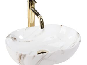Ovanpåliggande tvättställ AMELIA MINI AIAX SHINY