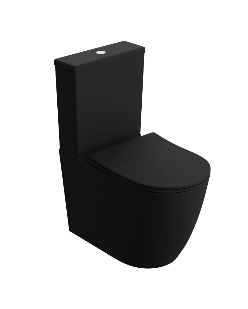 compact-toilet-nautilius-black.jpg Toalettstol Nautilius Svart - Bild 1