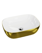 Tvättställ Costa Gold/White