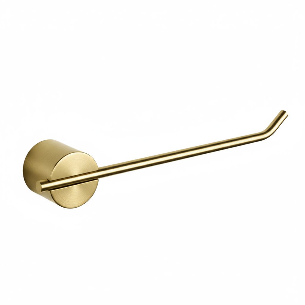 d0ce72e62d907b36bea3ccc93b063b22.jpg Toalettpappershållare Tomi 5809 Borstad Guld - Bild 1