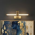 Badrum vägg LED-lampa APP1899-1W 40cm BRUSH GOLD - Bild 4