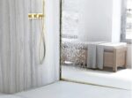 List Profil Duschkar 100 cm Guld