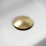 Universell klick-klack badkarspropp borstad guld - Bild 5