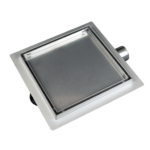 SQ-Drain 2-i-1 Kvadratisk golvbrunn 15x15 cm vändbar krom - Bild 3