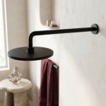 Runt duschhuvud JS-021B Svart - Bild 5