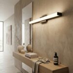 BADRUMSVÄGGLAMPA LED 80CM APP1856-1W SVART - Bild 7