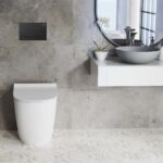Tryckknapp typ T för inbyggnadsfixtur WC K011A-Q och Slim024N Svart matt - Bild 3