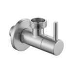 Vinkelventil 1/2" x 3/4" Brush Nickel