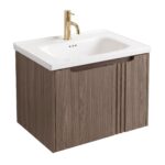 Badrumsskåp med tvättställ Rea DB86-60L-1 Dark 60cm - Bild 10