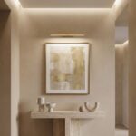Badrum vägg LED-lampa SWE004-1W 43cm GOLD - Bild 6