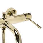 Badkarsblandare Lungo Diamond guld - Bild 4
