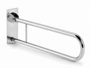 Fällbart badrumsstödhandtag Krom